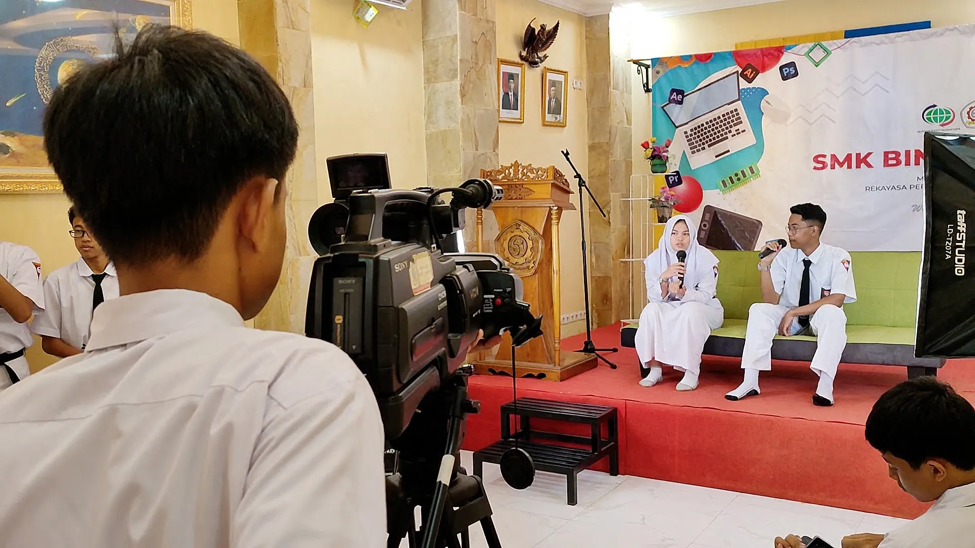 Shooting di Aula Cendrawasih